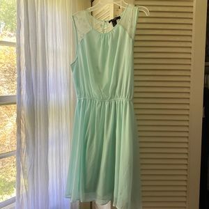 Light teal/sea foam tank top dress from Forever 21